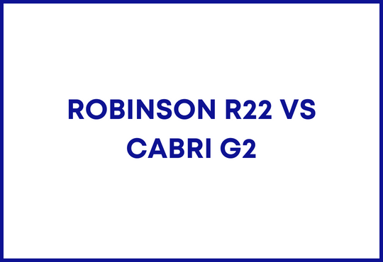 Robinson R22 vs Cabri G2